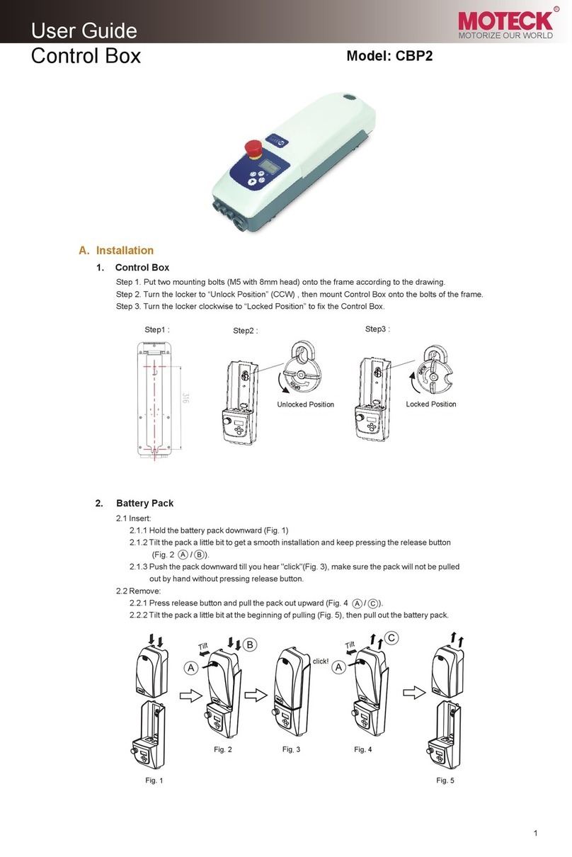 Motech CBP2 User manual