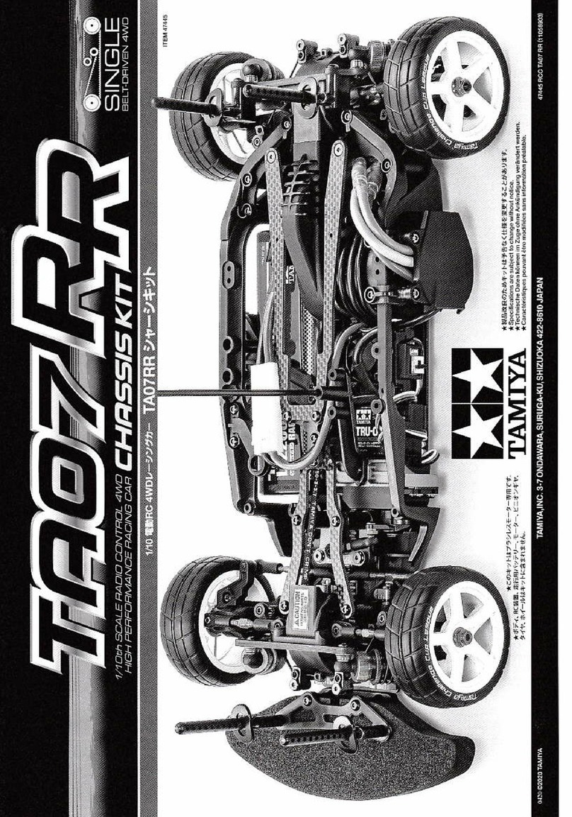 Tamiya TAO 7RR User manual Tamiya TAO 7RR User manual