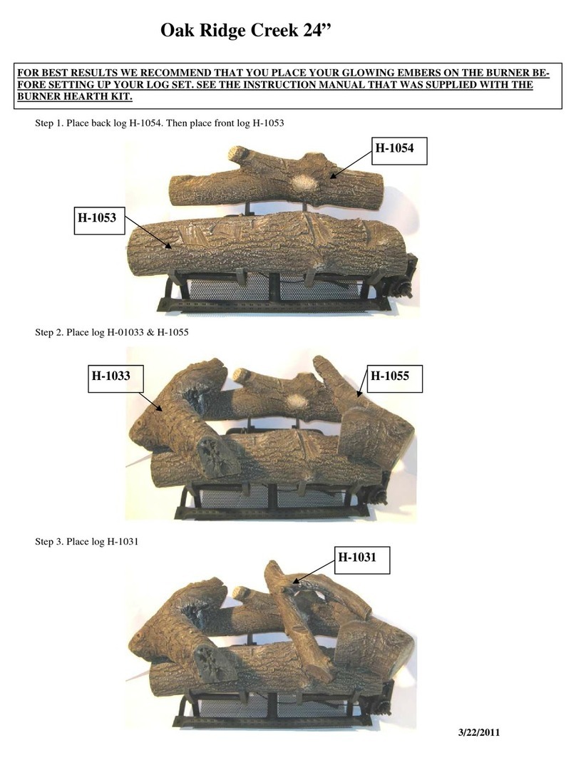 Heatmaster Oak Ridge Creek 24” User manual