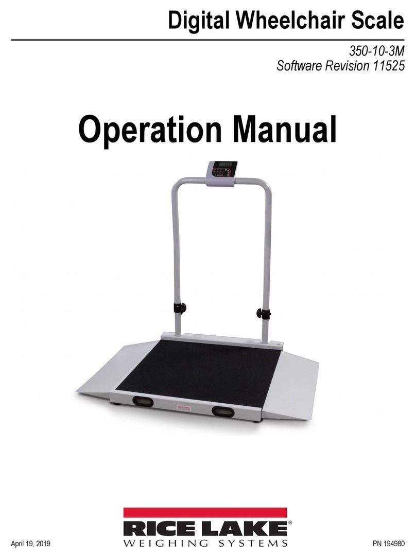 Rice Lake 350-10-3M Operation manual