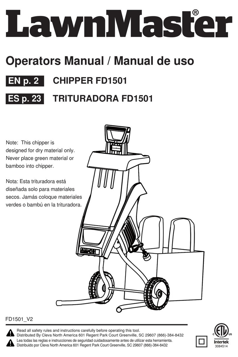 LawnMaster FD1501 Operator's manual LawnMaster FD1501 Operator's manual