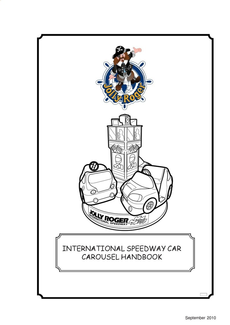Jolly Roger INTERNATIONAL SPEEDWAY CAR CAROUSEL Handbook