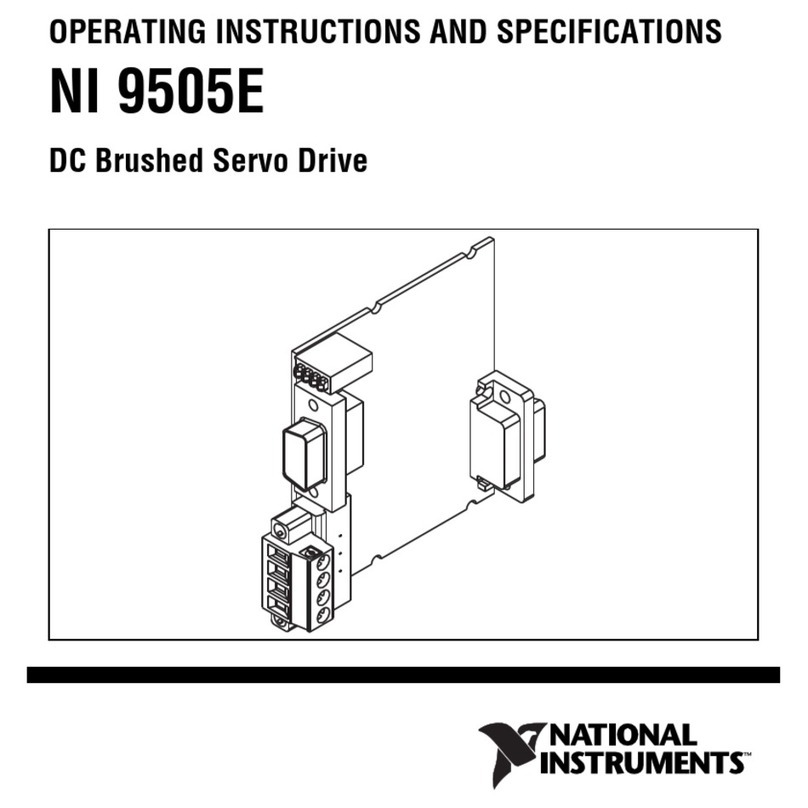 National Instruments 9505E User manual