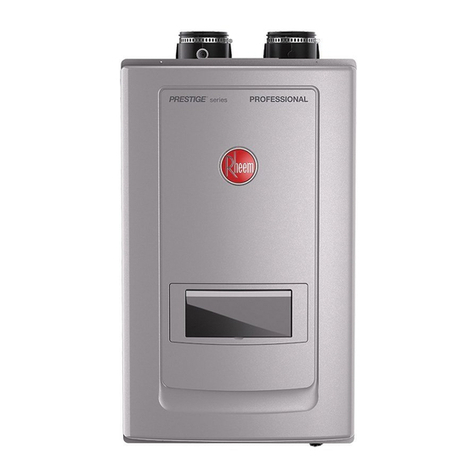 Rheem RTGH-RH11DV use and care manual