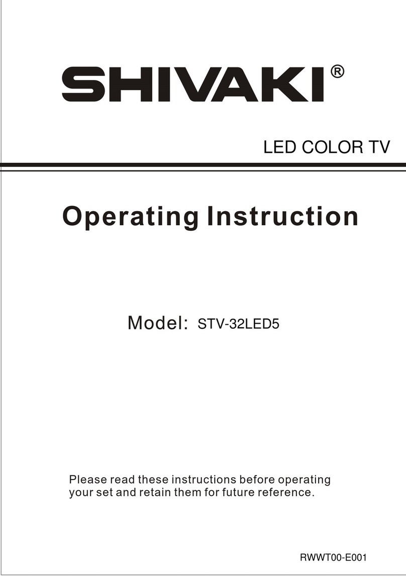 Shivaki STV-32LED5 Operating	 instruction