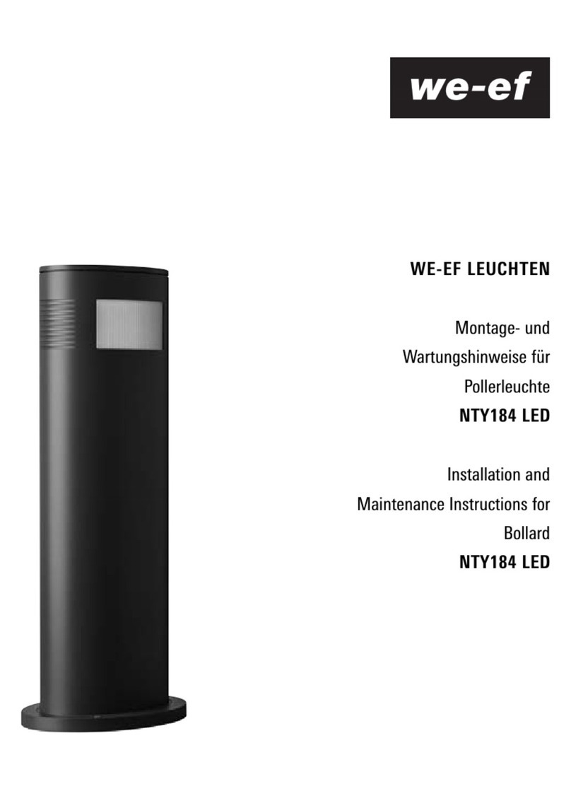 WE-EF NTY184 LED Installation and maintenance instructions