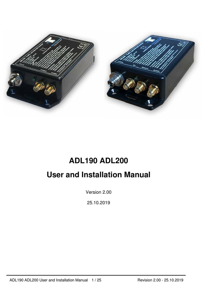 Golze Engineering ADL190 Operating manual