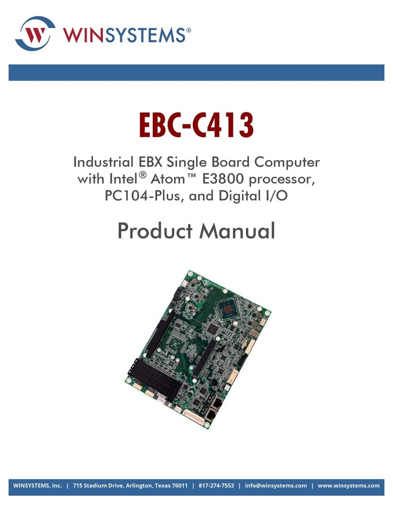 WinSystems EBC-C413 User manual