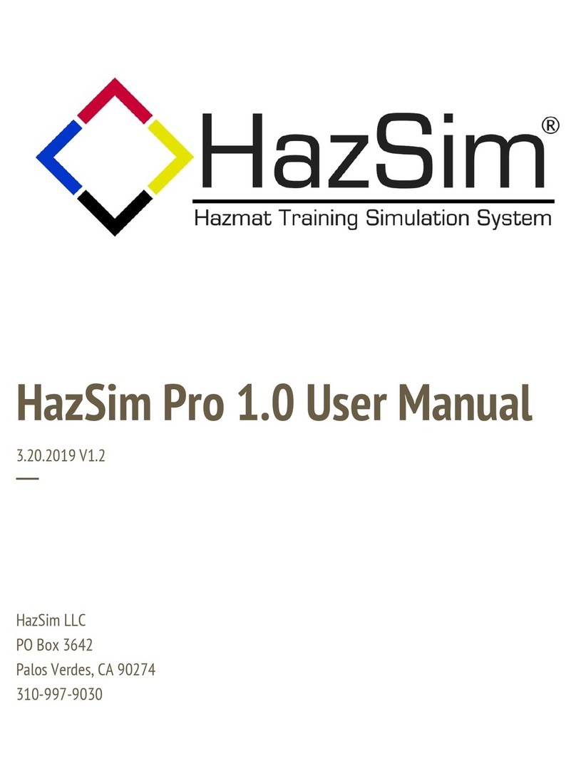 HazSim Pro 1.0 user manual