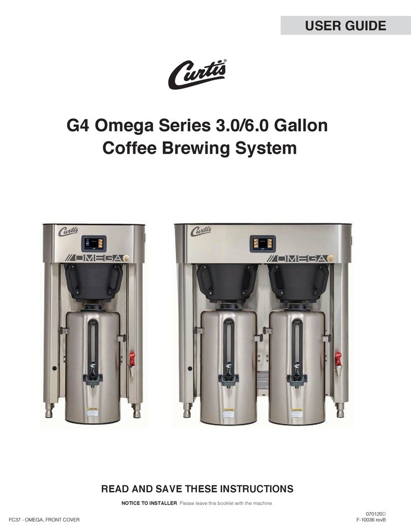 Curtis G4 Omega Series User manual