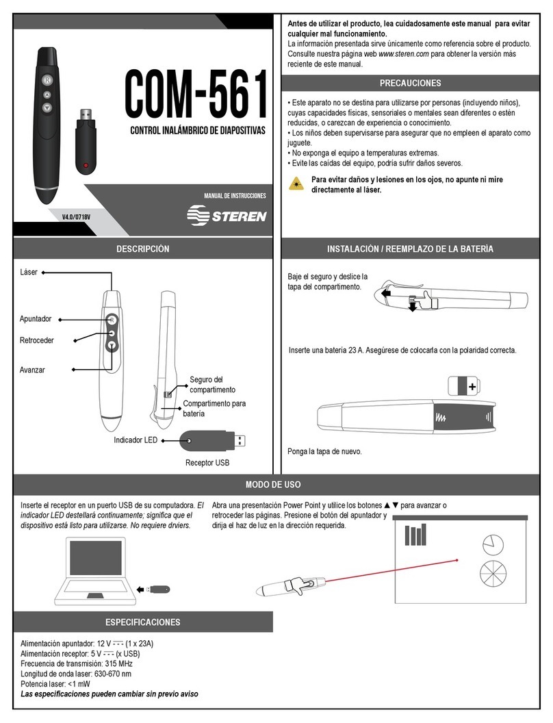 Steren COM-561 user manual
