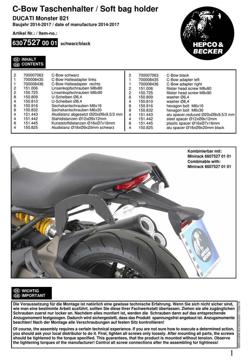 hepco & becker C-Bow 6307527 00 01 manual
