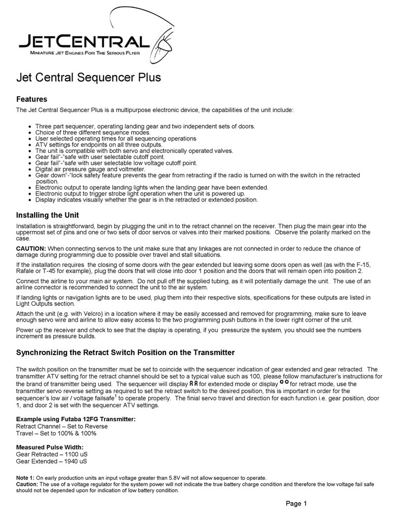 Jet Central Sequencer Plus manual