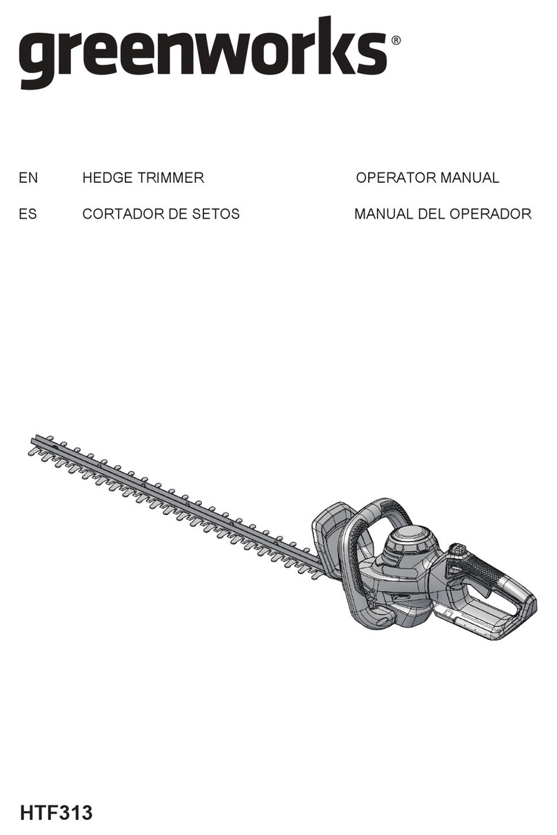GreenWorks HTF313 Operator's manual
