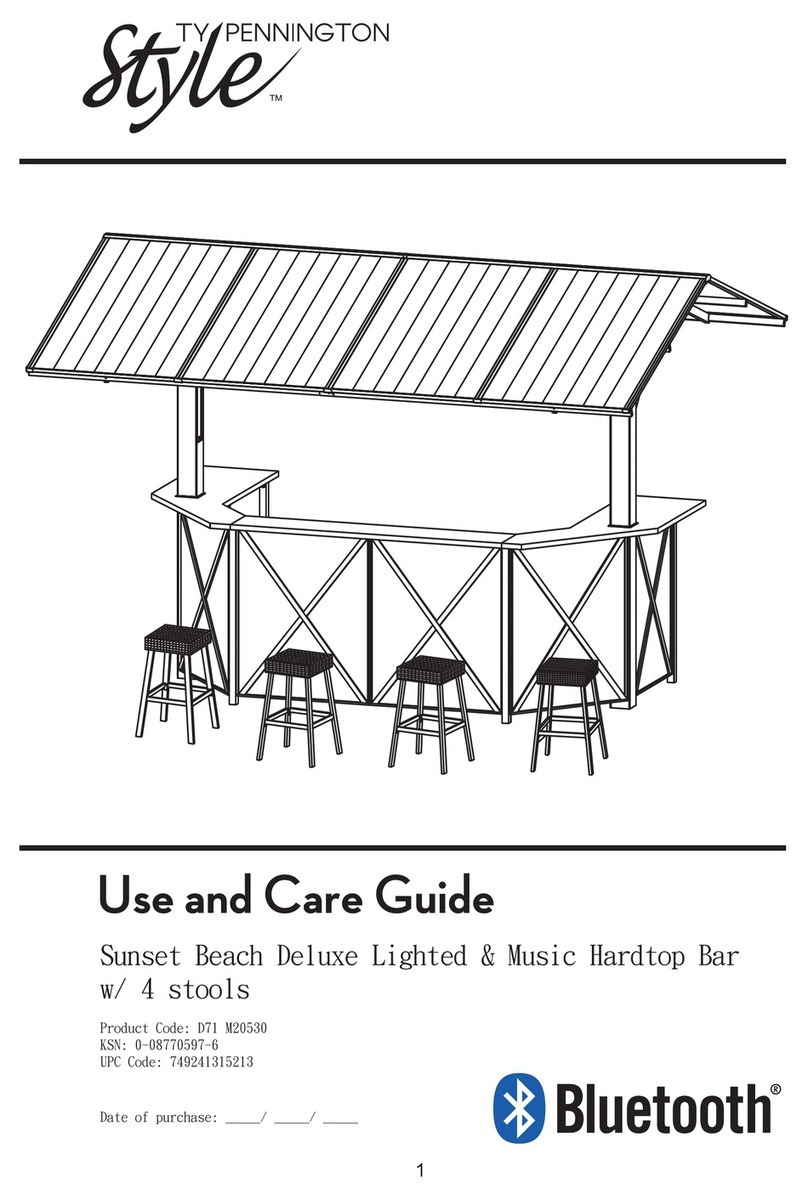 Ty Pennington Style Sunset Beach Deluxe D71 M20530 Use & care guide Ty Pennington Style Sunset Beach Deluxe D71 M20530 Use & care guide