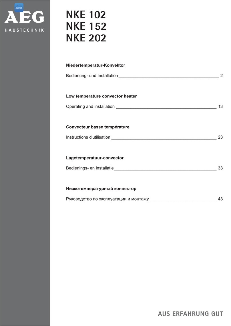 AEG NKE 102 User manual