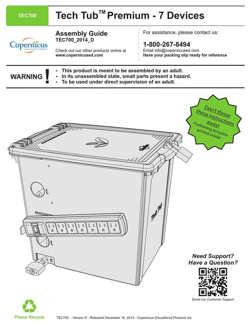 Copernicus Tech Tub Premium User manual