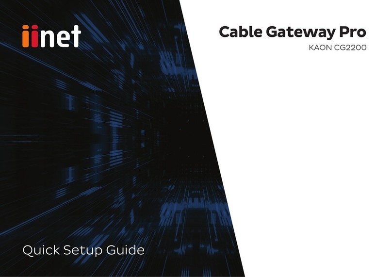 Kaon CG2200 Quick setup guide