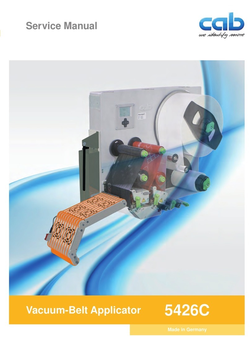 CAB 5426C User manual