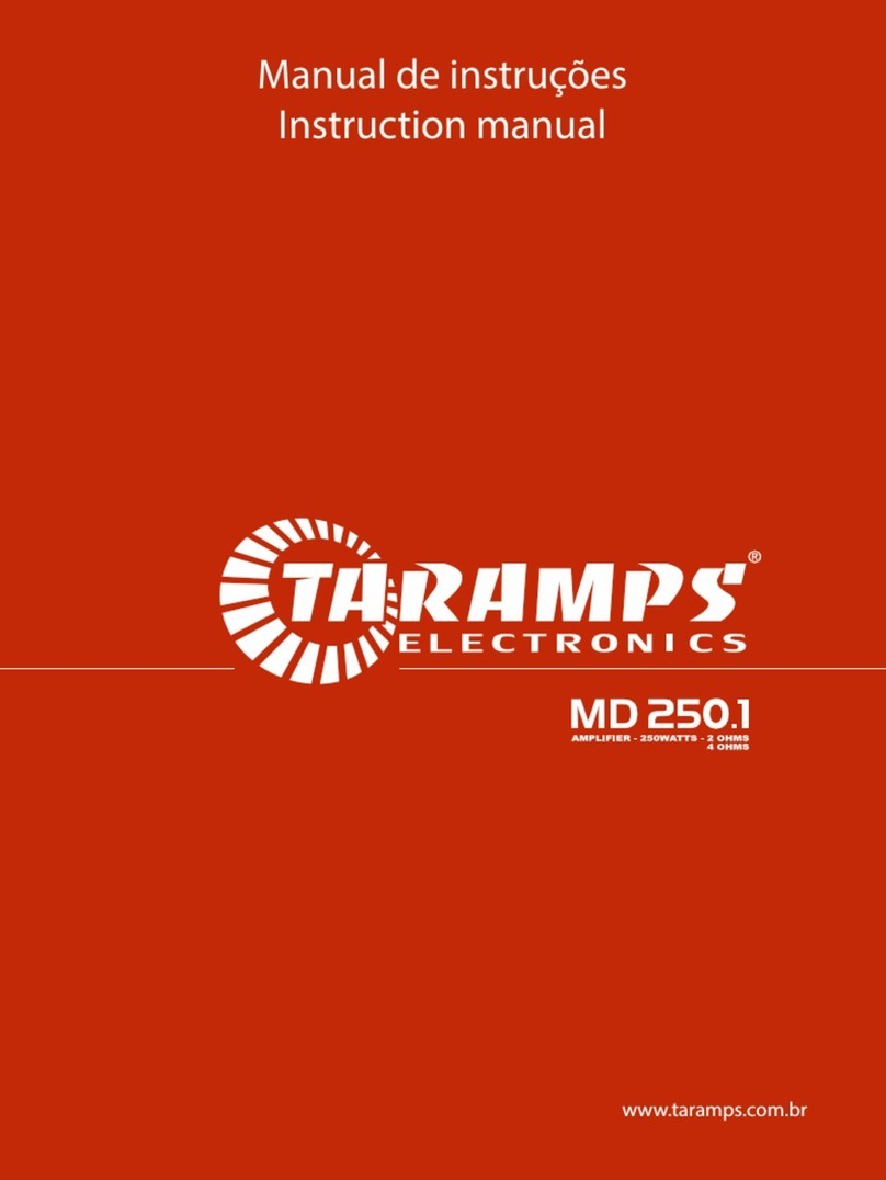Taramps Electronics MD 250.1 instruction manual