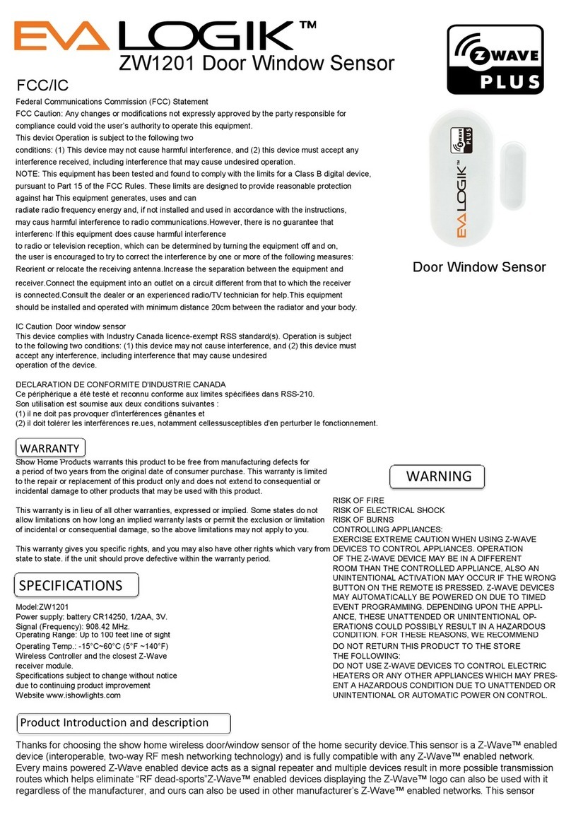 EVA Logik ZW1201 manual EVA Logik ZW1201 manual