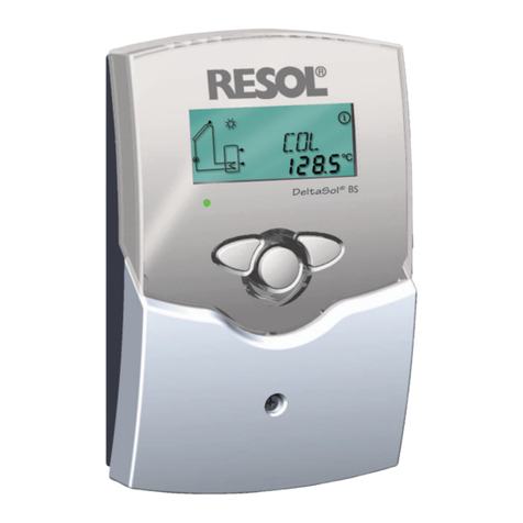 Resol DeltaSol BS User manual