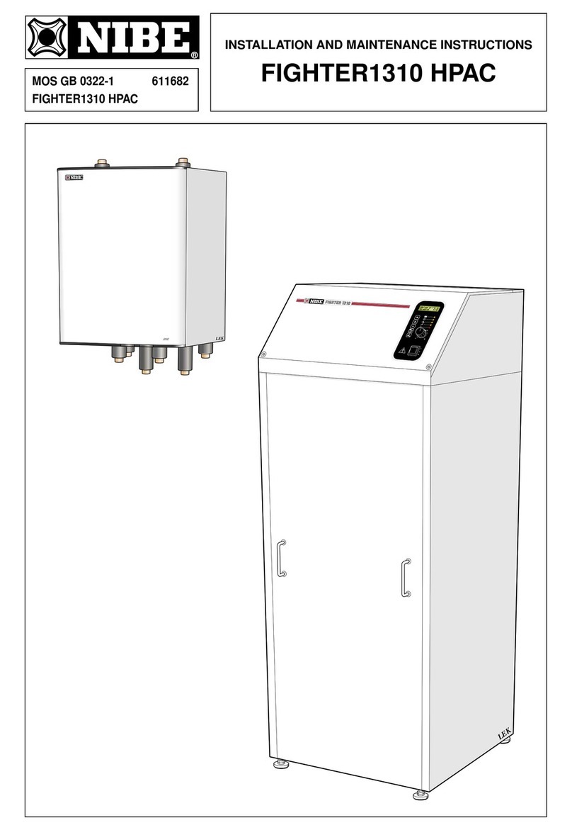 Nibe FIGHTER1310 HPAC User manual