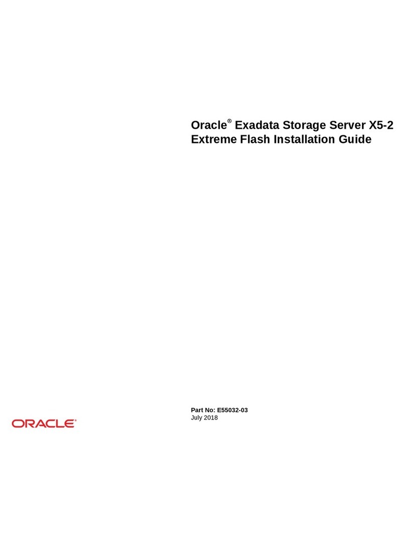 Oracle EXADATA X5-2 installation guide Oracle EXADATA X5-2 installation guide