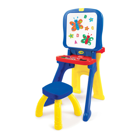 Crayola Triple-the-Fun Art Studio instruction manual