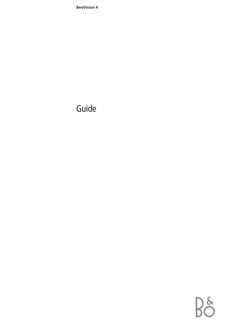 Bang & Olufsen BeoVision 4 User manual