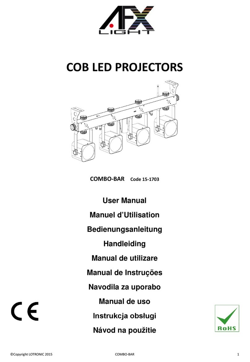 afx light 15-1703 User manual