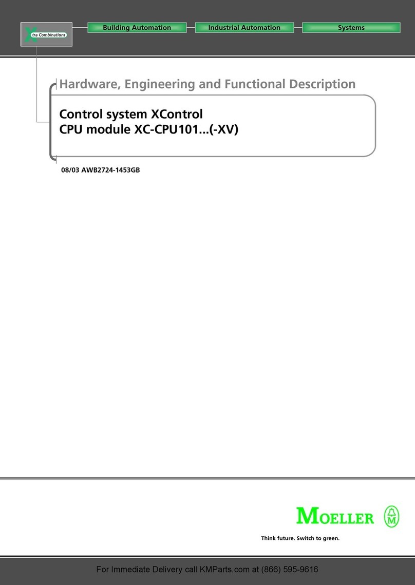 Moeller XC-CPU101 Series Hardware description Moeller XC-CPU101 Series Hardware description