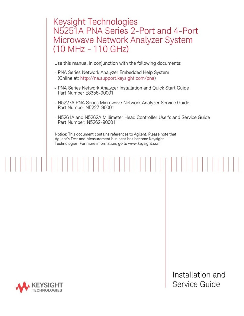 Keysight PNA Series Installation and service guide