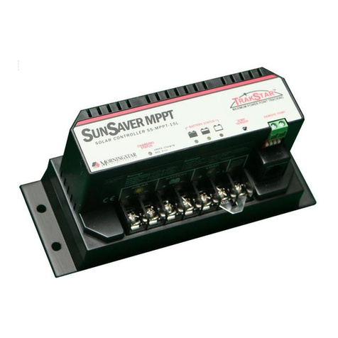 Morningstar SUNSAVER MPPT SS-MPPT-15L Installation and operation manual Morningstar SUNSAVER MPPT SS-MPPT-15L Installation and operation manual