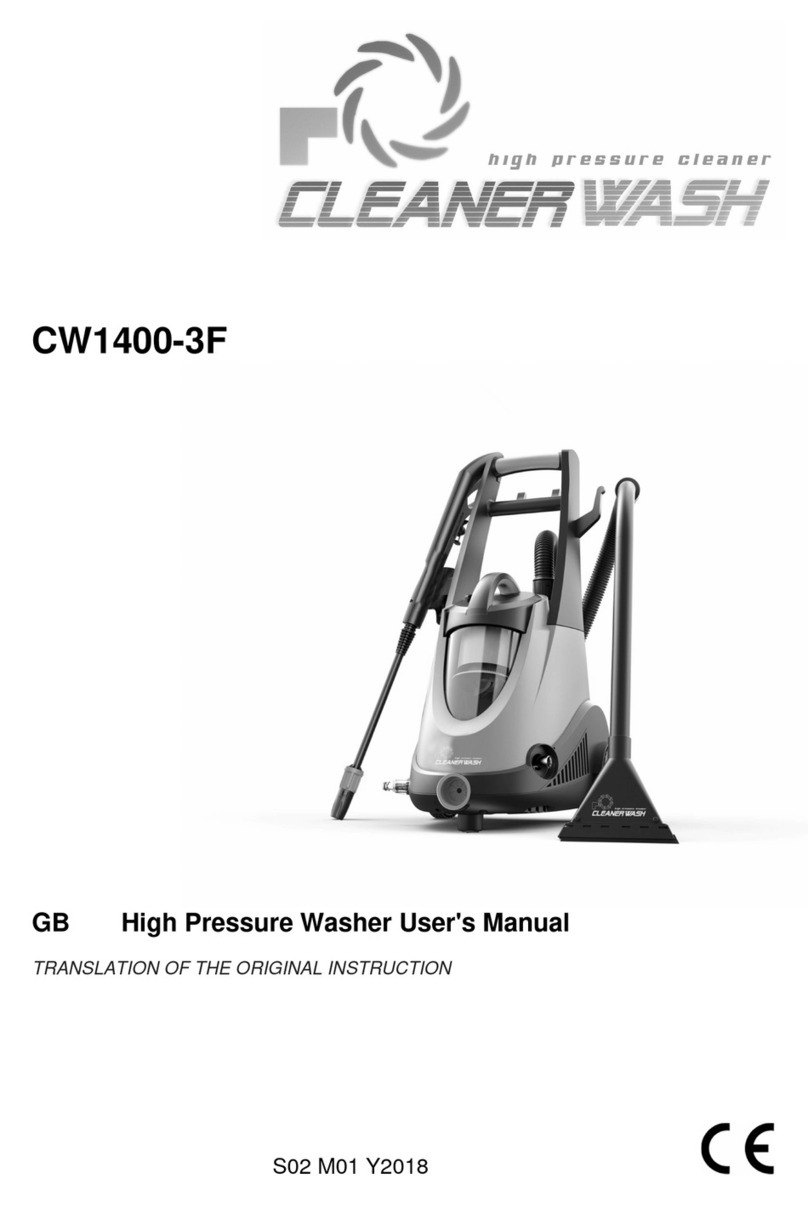 Cleaner Wash CW1400-3F User manual