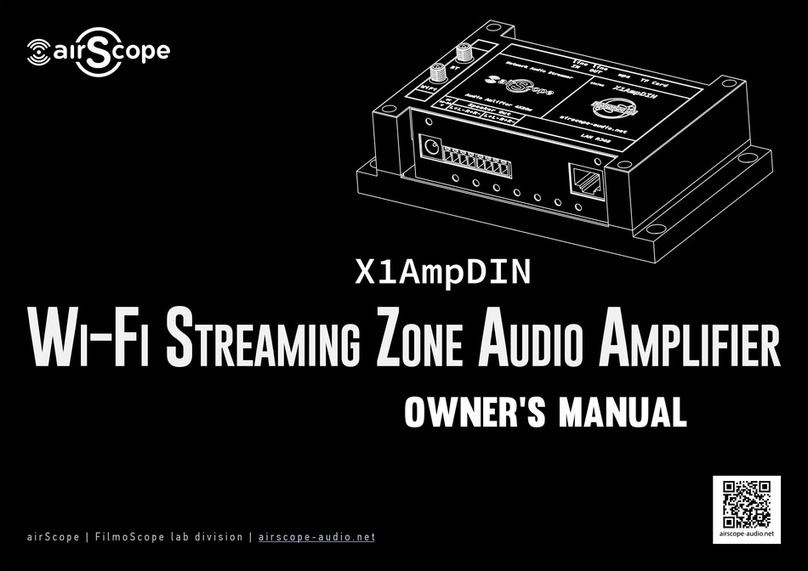 airscope X1AmpDIN owner's manual
