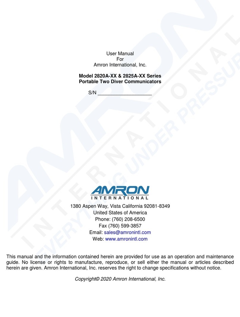 Amron 2820A User manual Amron 2820A User manual