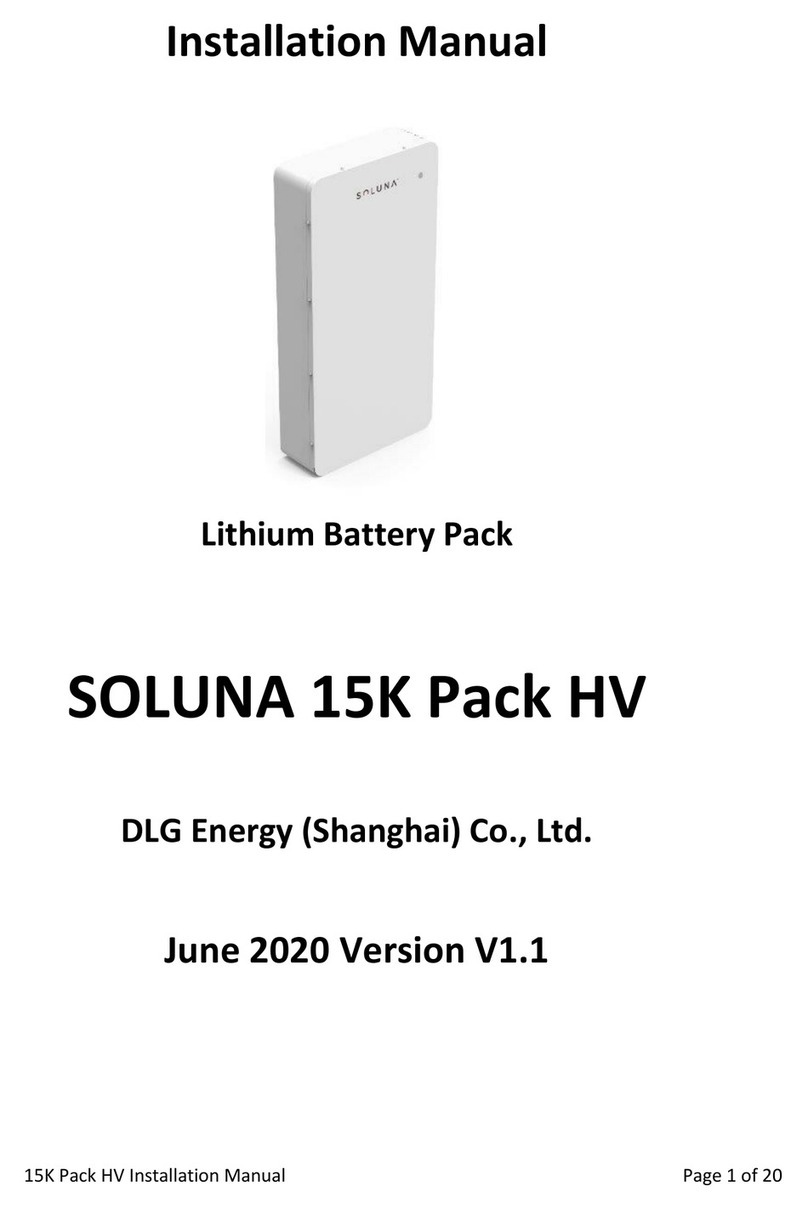 DLG Energy SOLUNA installation manual