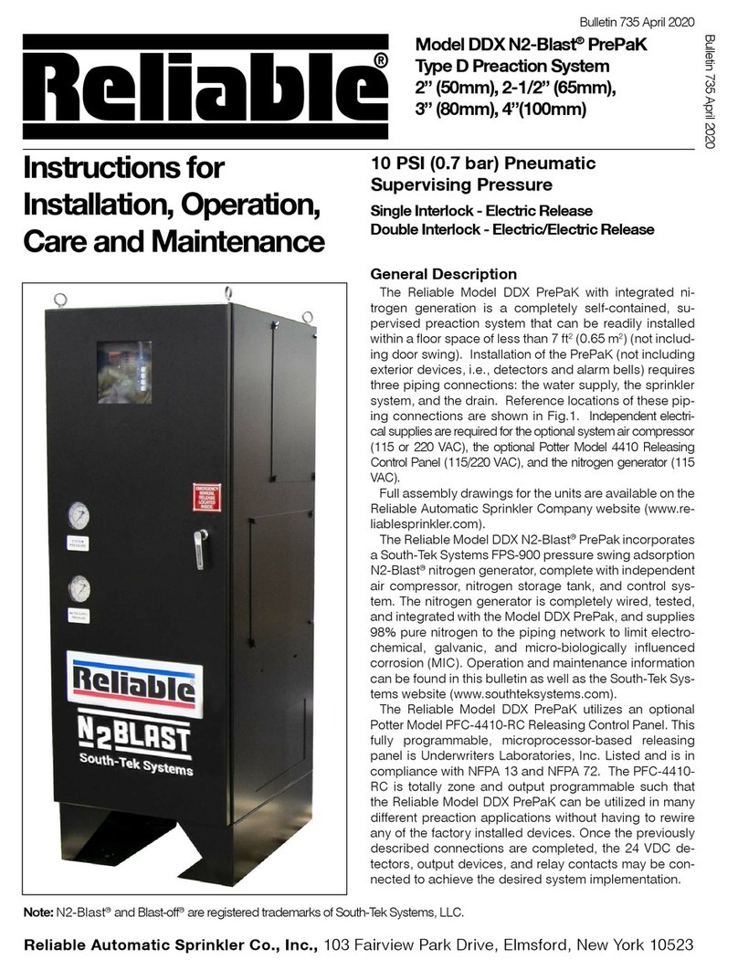 Reliable N2-Blast DDX Instructions for installation, operation care and maintenance
