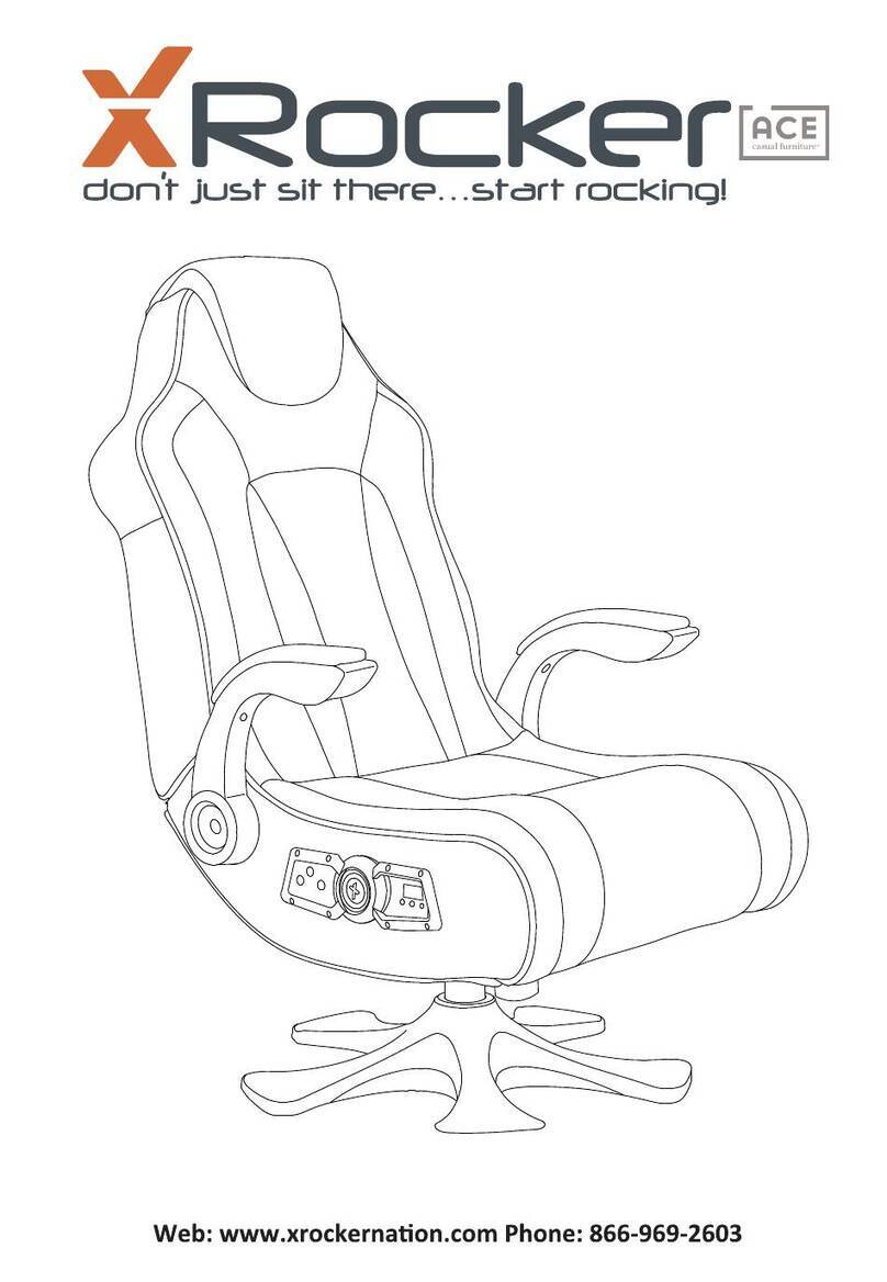 Ace Casual Furniture X Rocker CXR4 User manual