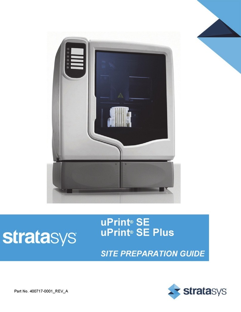 Stratasys uPrint SE Operating instructions
