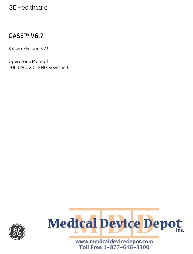 GE CASE V6.7 Operator's manual
