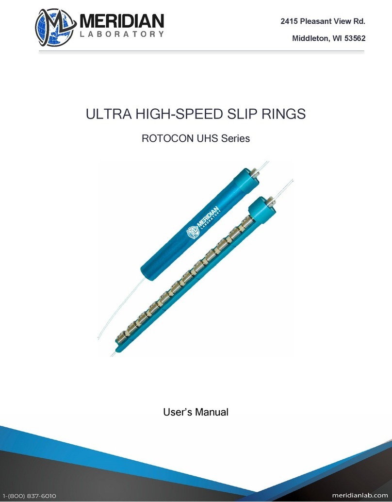 Meridian ROTOCON UHS Series user manual
