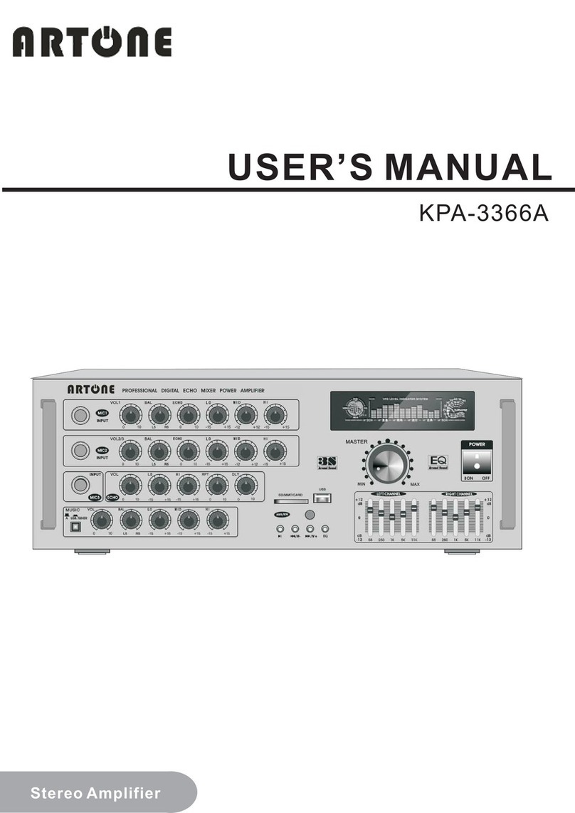 Artone KPA-3366A User manual