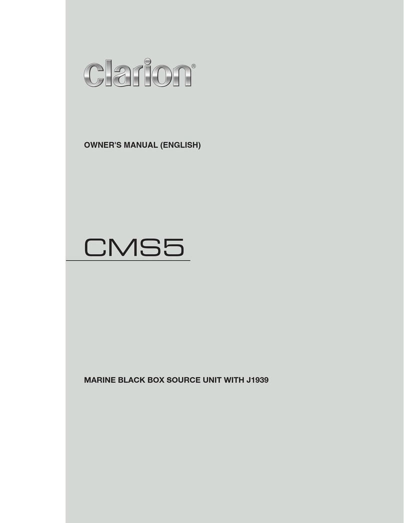 Clarion CMS5 owner's manual