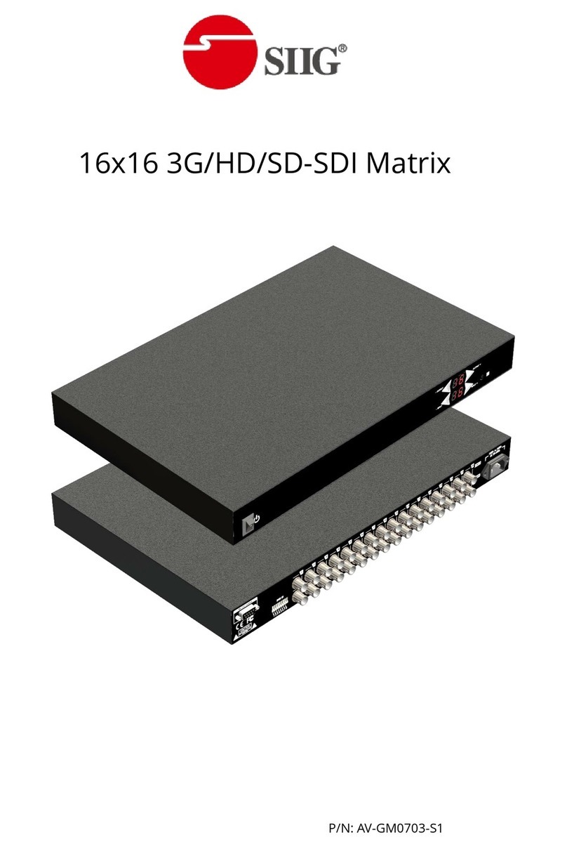 SIIG AV-GM0703-S1 User manual SIIG AV-GM0703-S1 User manual