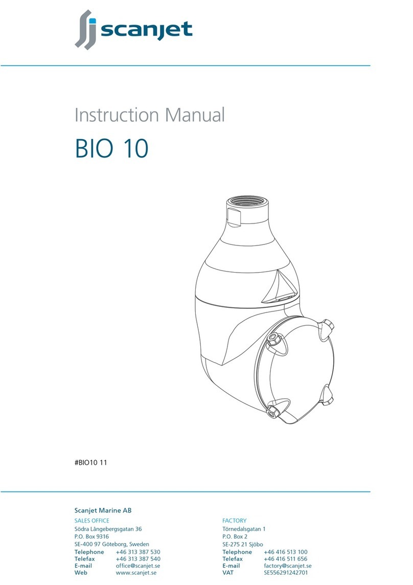 Scanjet BIO 10 instruction manual