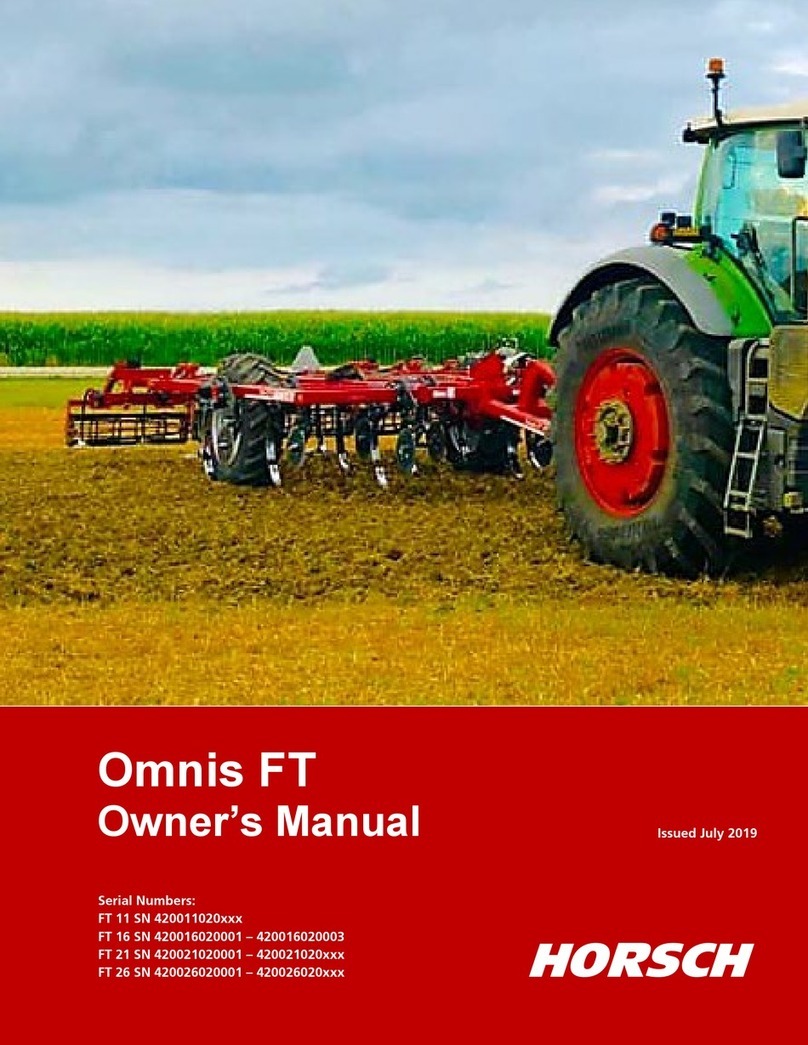 horsch Omnis FT Series User manual