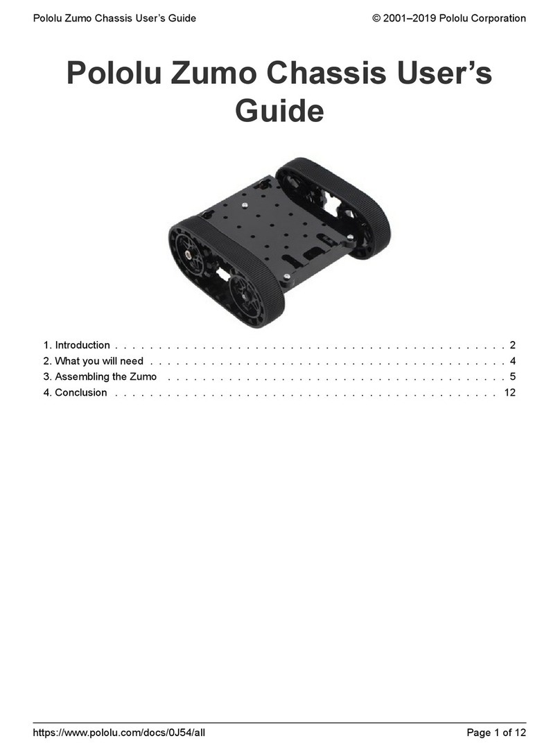 Pololu Corporation Zumo user guide