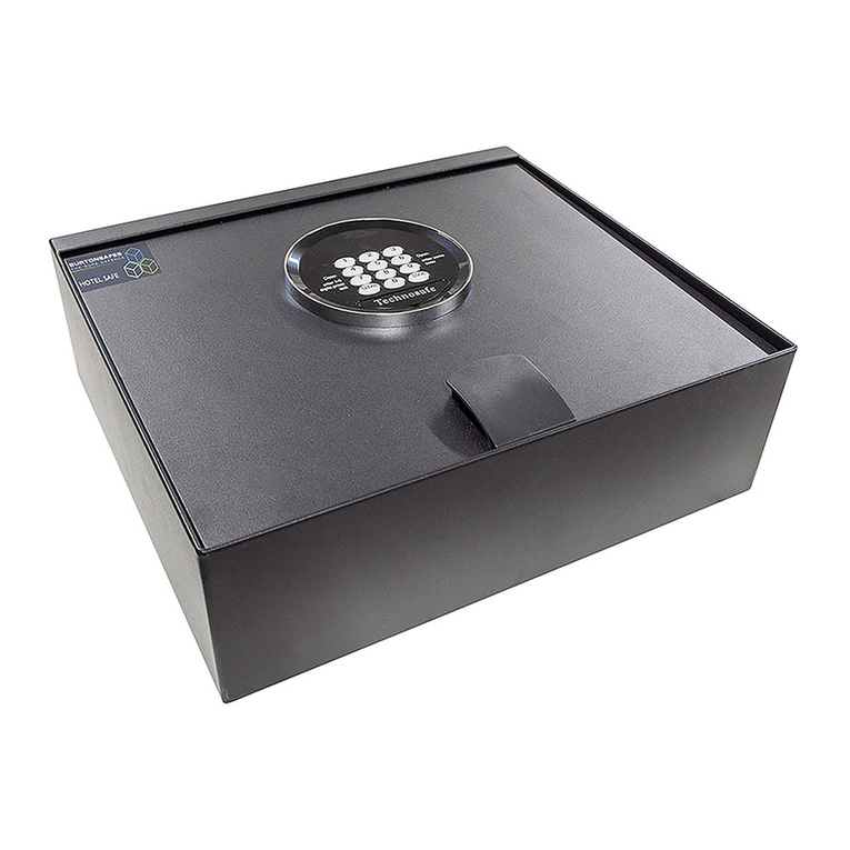 Burtonsafes HOTEL POP UP User instructions